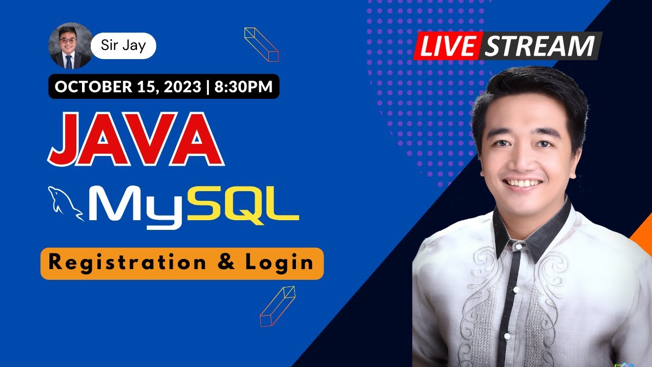 LIVE STREAM | JAVA with MySQL Connection | Tagalog Tutorials
