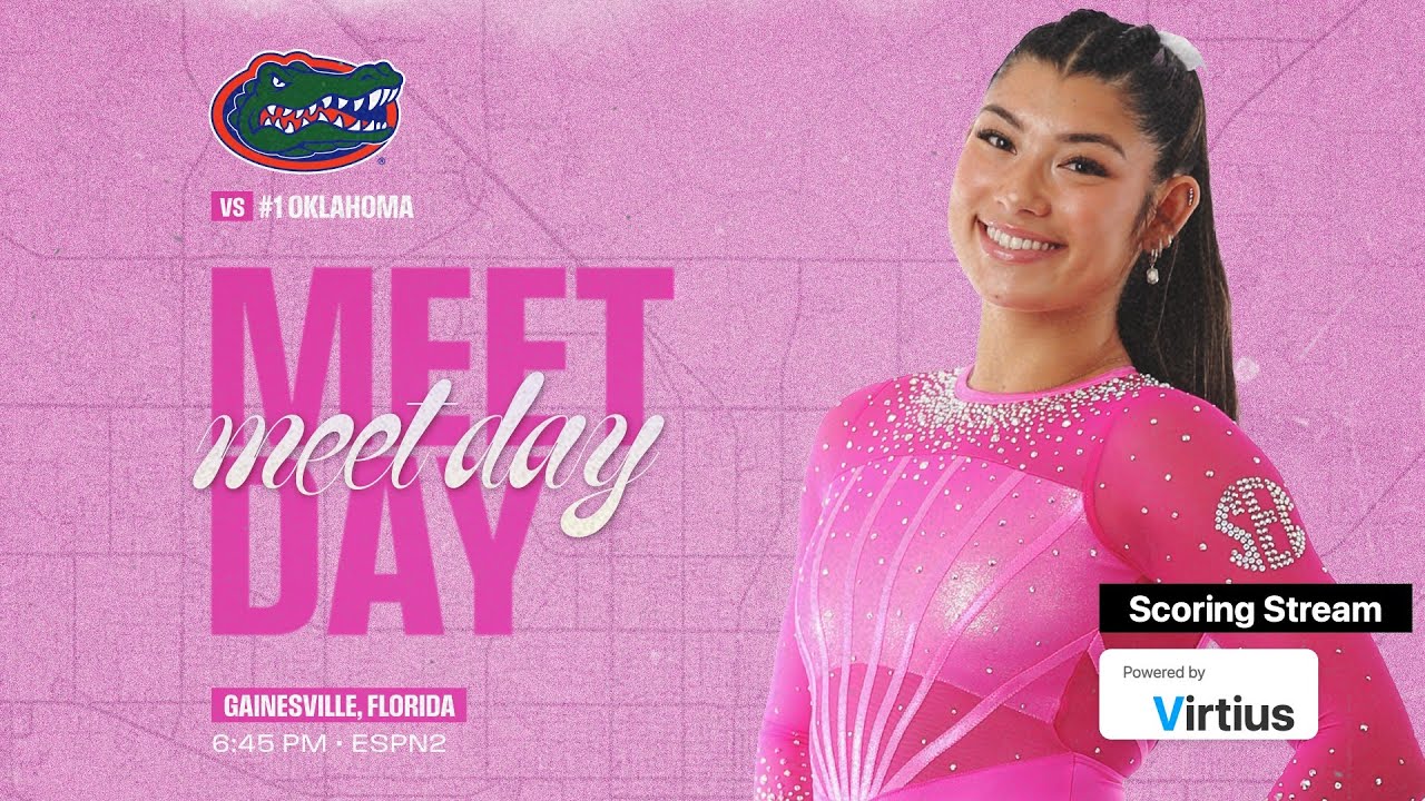 Virtius Scoring Stream - Florida vs Oklahoma - Women's NCAA Gymnastics