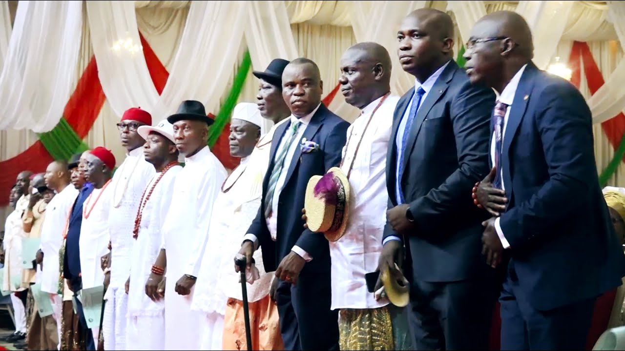 Victorious Chairmen Of Delta State Local Government Areas Inaugurated By Governor Sheriff Oborevwori