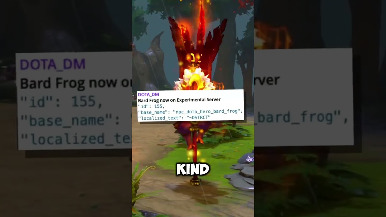 1 MONTH BEFORE BARD FROG #dota2 #dota #skins #interestingfacts