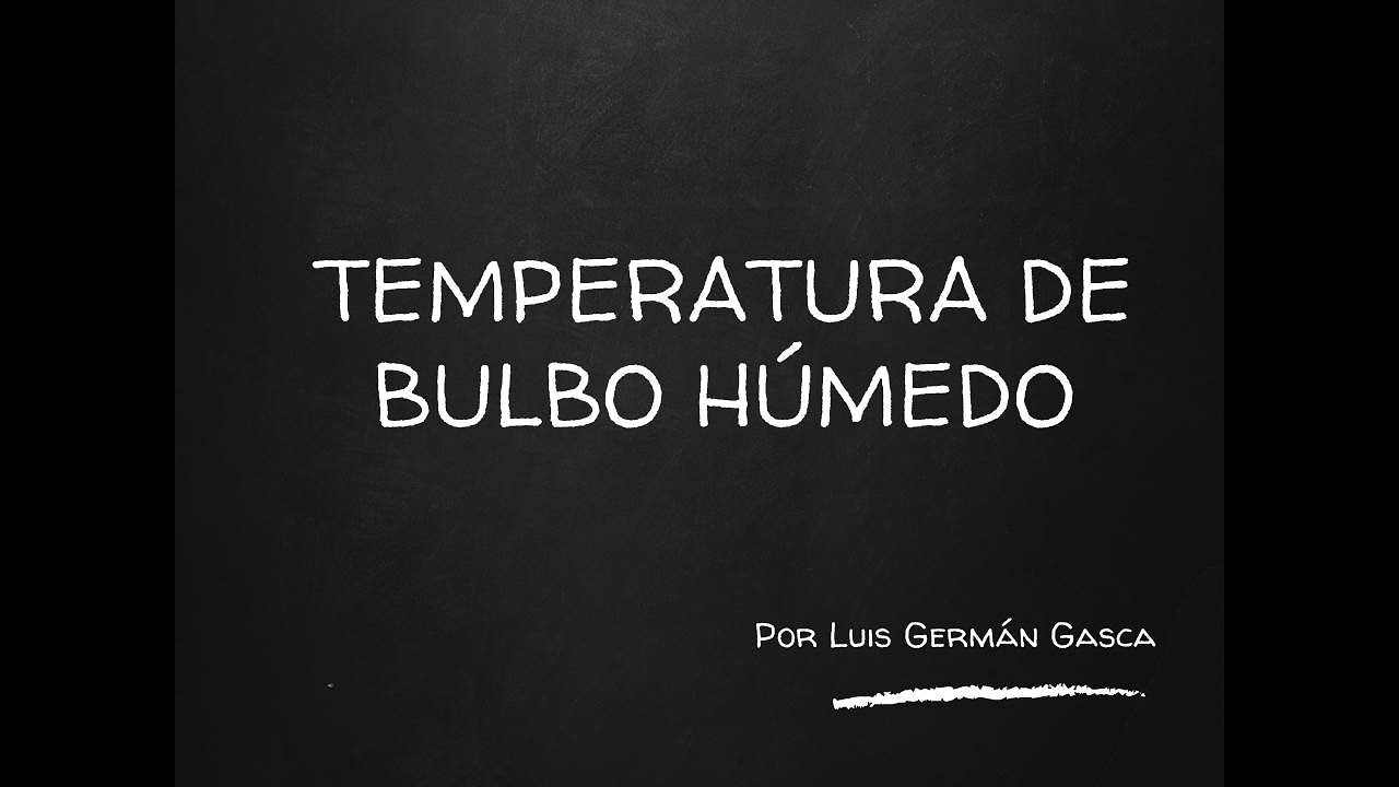 Temperatura de bulbo húmedo