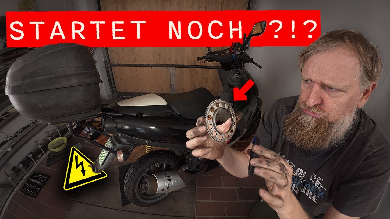 🛵 50CCM ROLLER ZERLEGT, ES GIBT EIN PROBLEM! 😬🔋