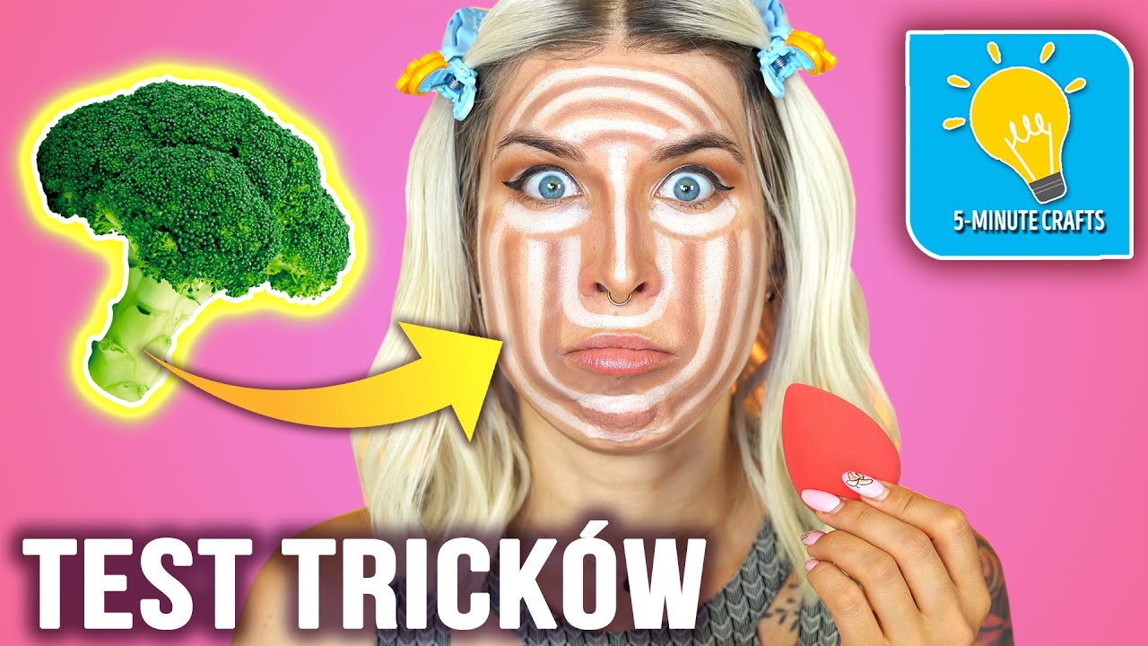 ♦Testuję TRIKI MAKIJAŻOWE z 5-Minute Crafts #2 💄 Dziwne lifehacki urodowe♦ Agnieszka Grzelak Beauty