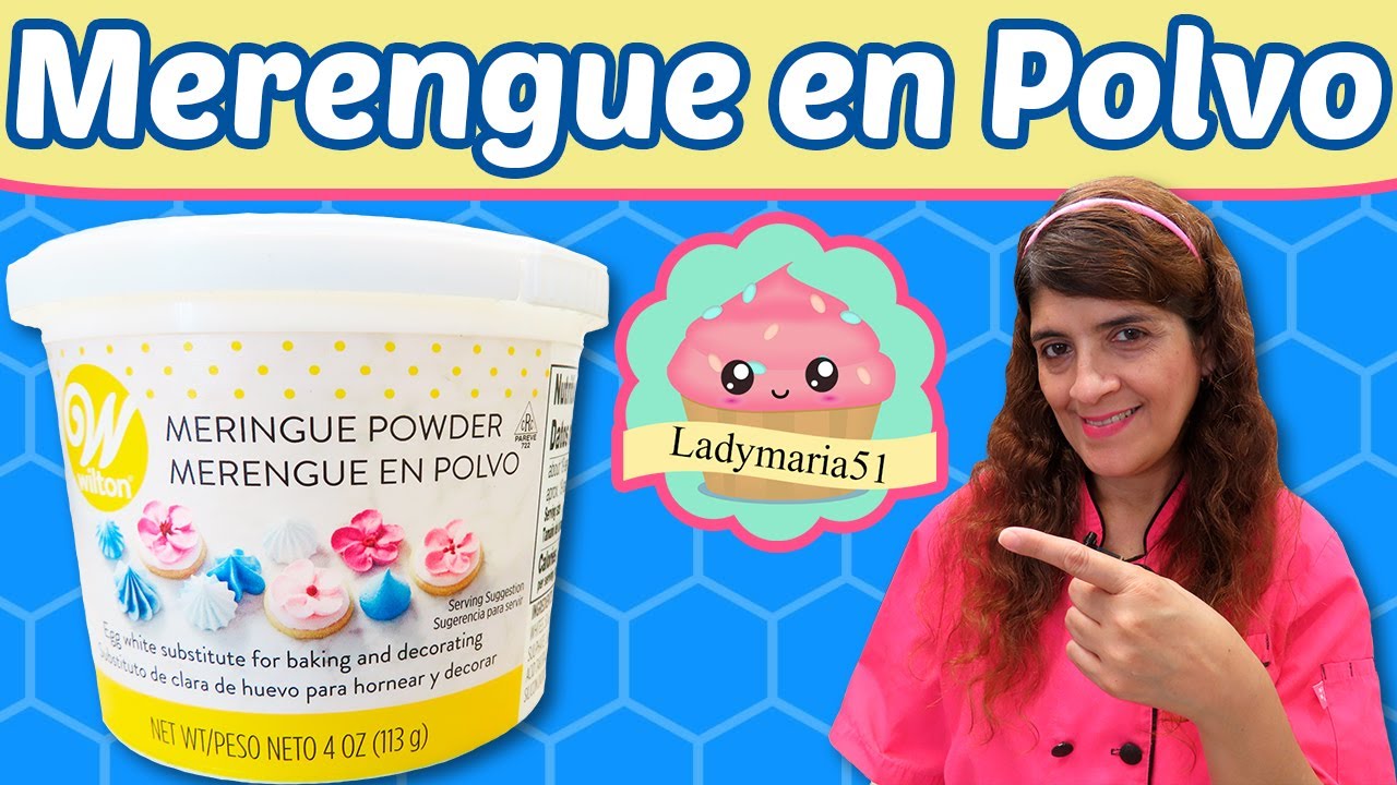 Qué es Merengue en Polvo | Clases de Repostería video #65 | Curso de Repostería | Ladymaria51