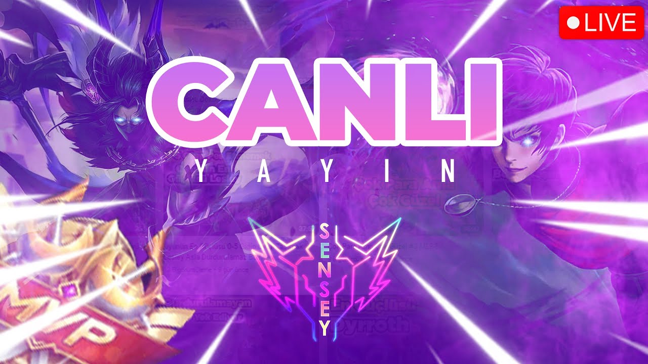 YILLAR SONRA CANLI YAYIN - SENSEY VE EKREM LİG KASIYOR Mobile Legends