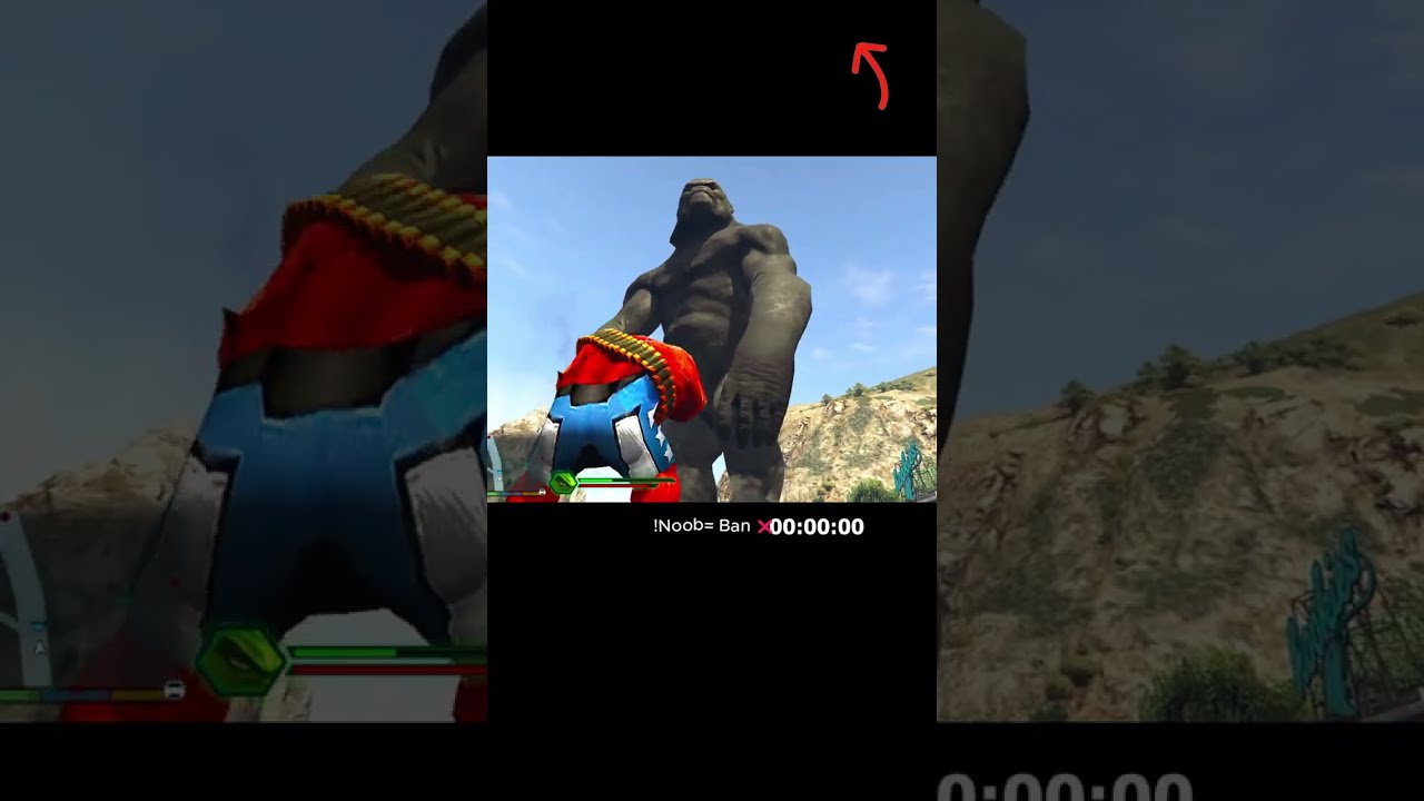 Hulk vs Police in GTA V 💥 | Epic Fight #Shorts #FYP #gtavlive