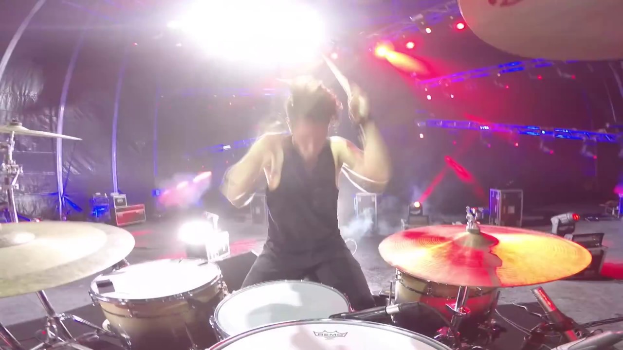 2CELLOS - Back in Black [Live at Arena di Verona] - DRUM CAM - Dusan Kranjc