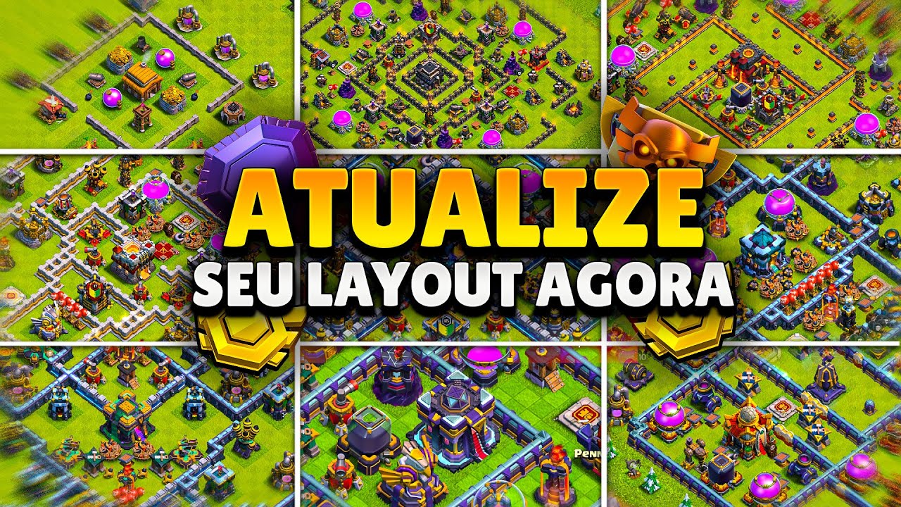 3 Melhores Layouts para cada centro de vila do Cv2 ao Cv16!