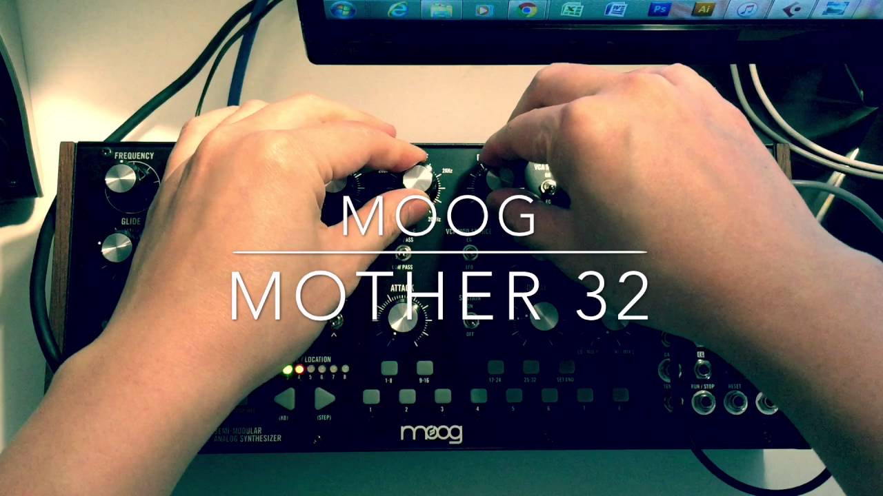 Moog Mother 32 and Slim Phatty