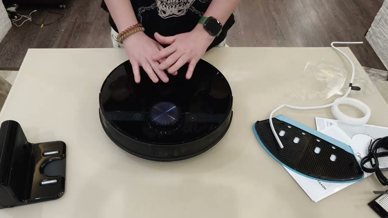 Распоковка робота пылесоса от компании Midea