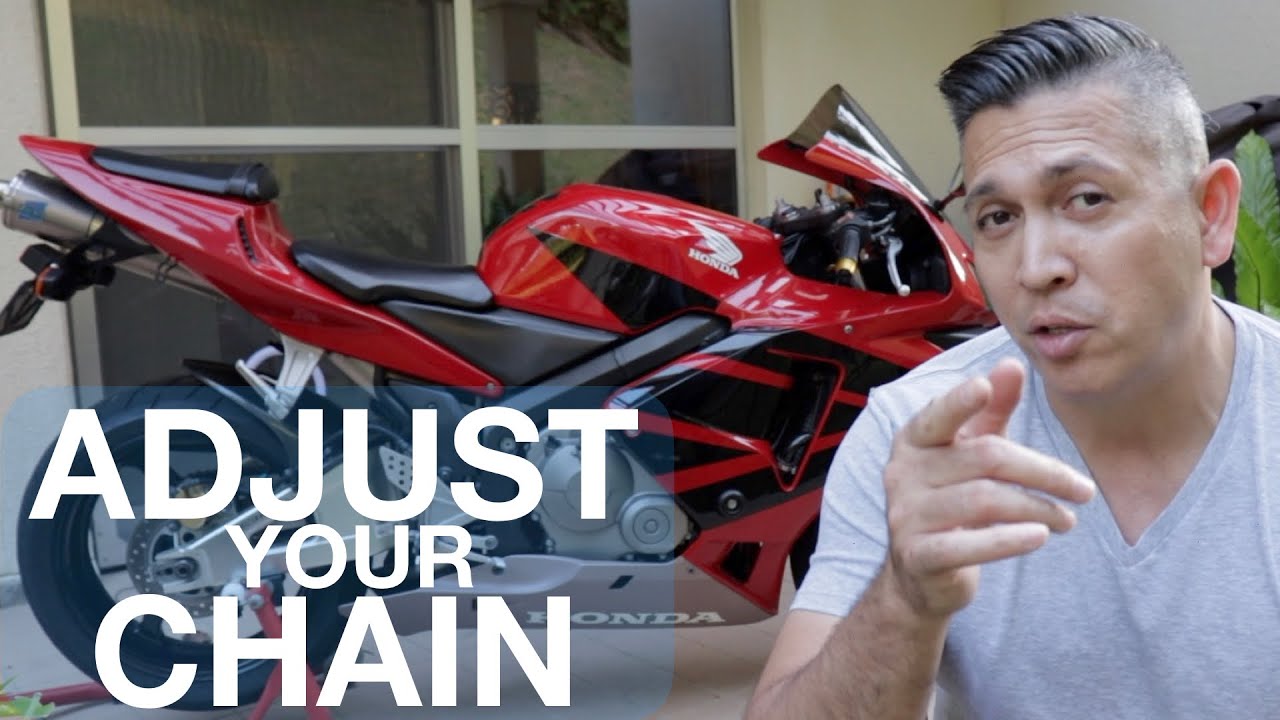How to Check and Adjust your Motorcycle Chain/CBR600RR
