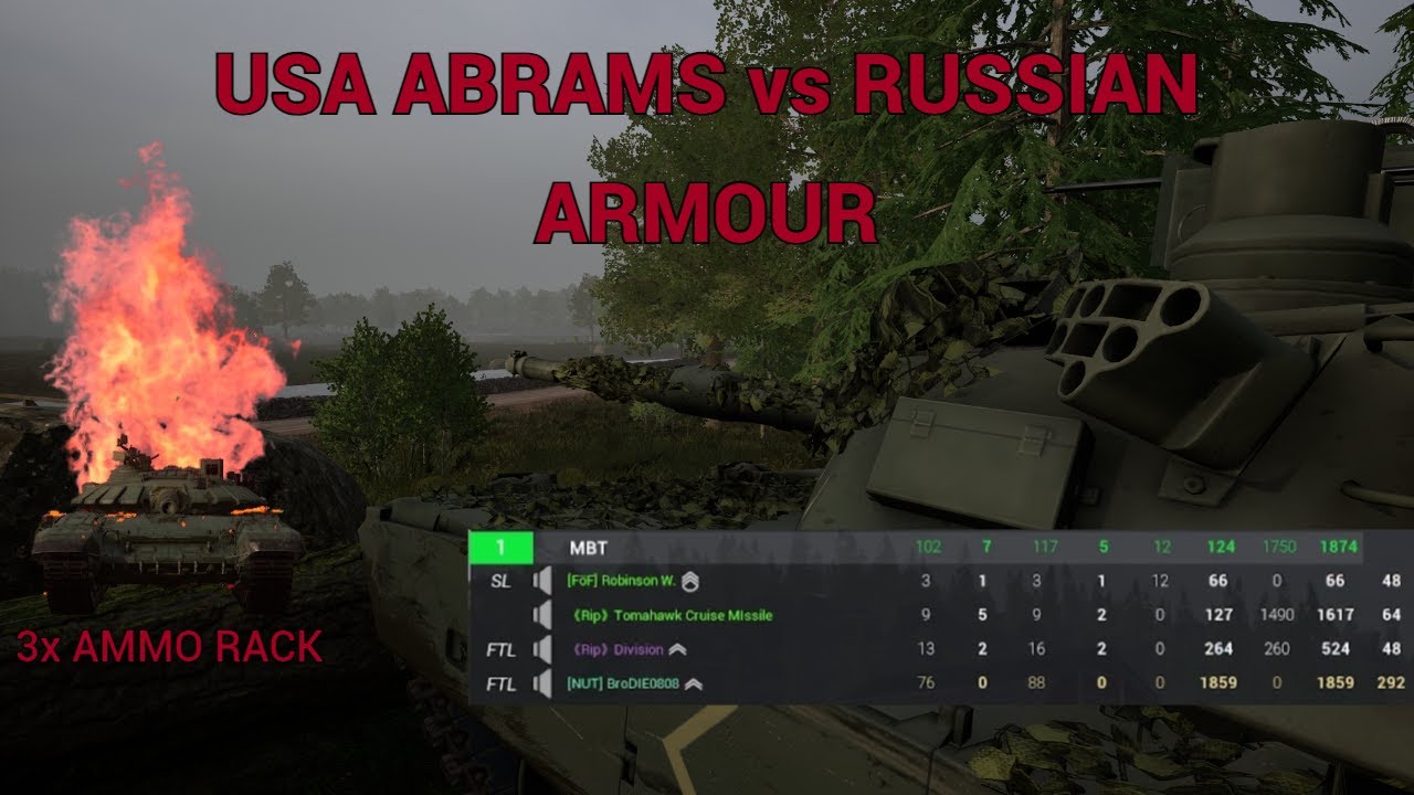 Squad - USA ABRAMS TAKES ON RUSSIAN ARMOUR