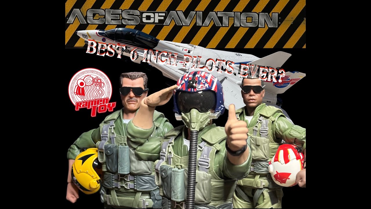 Aces of Aviation by RamenToys, a quick review about how these might be the best pilot figures ever!