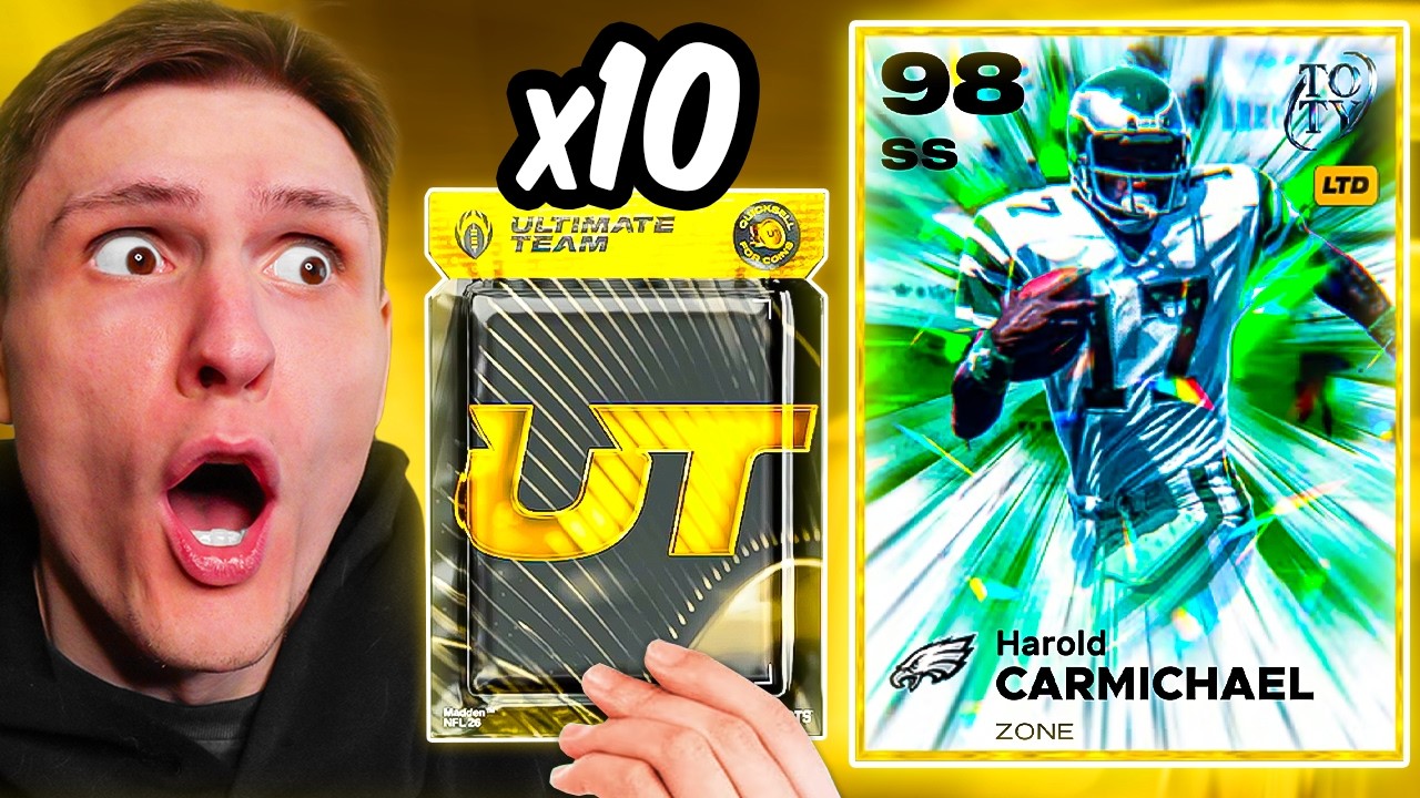 I Open 10 Golden Platinum Packs... My Best Packs EVER!