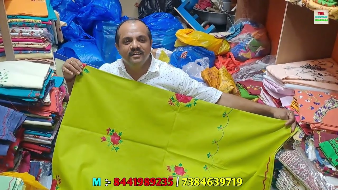 THE RAJASTHAN COMPANY GODOWN FULL TOUR || EMBROIDARY,BATICK,JAIPURI || @archanasareecentre