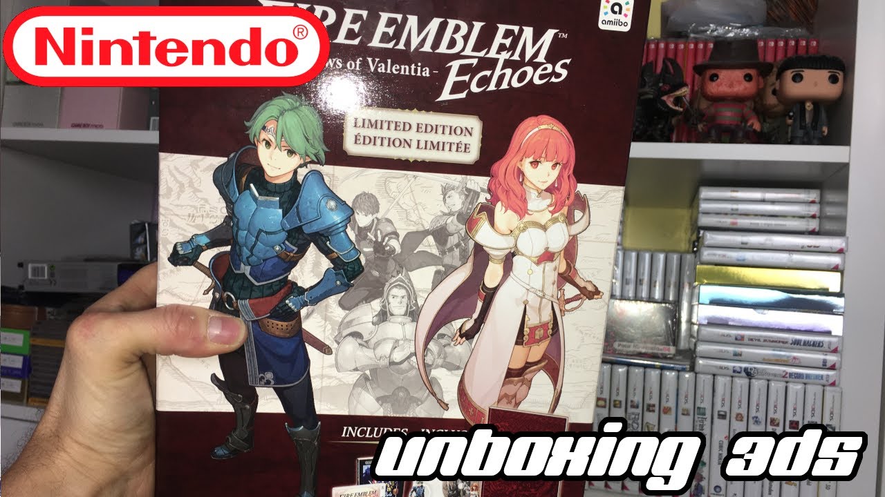 UNBOXING DE L ENORME COLLECTOR FIRE EMBLEM ECHOES Shadows of Valentia 3DS UN CONTENU INCROYABLE