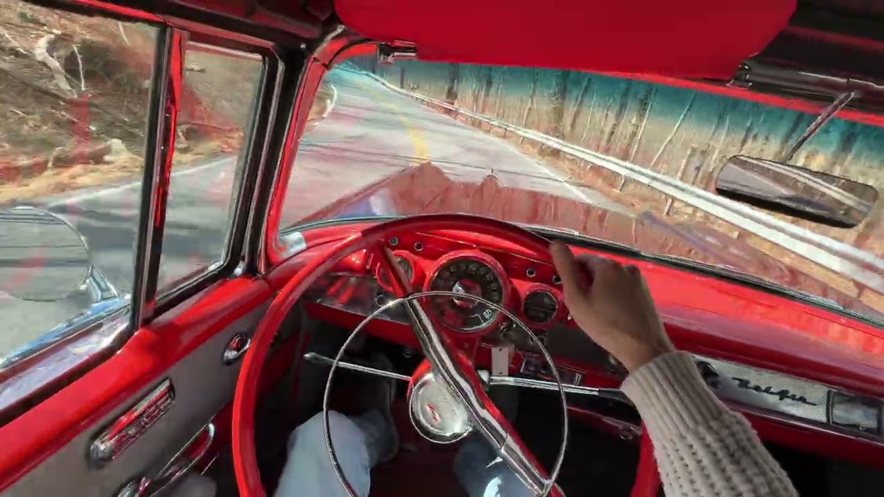 1957 Chevrolet Bel Air Convertible - 4K POV Drive