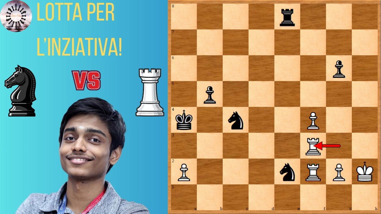 LOTTA per L'INIZIATIVA!! Dommaraju Gukesh vs Cithambaram Aravindh!