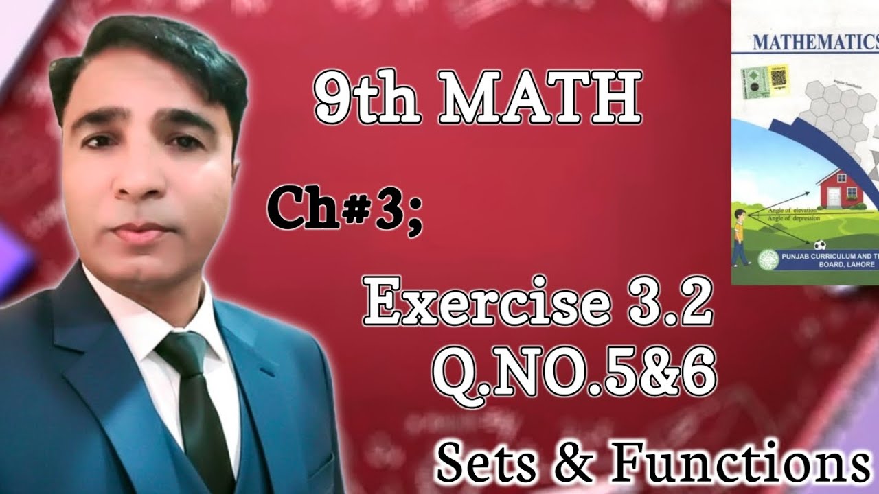 Exercise 3.2 Class 9th Chapter 3 New Book Math|| Unit 3 Sets & Functions|| De Morgan's Laws|| PCTB||