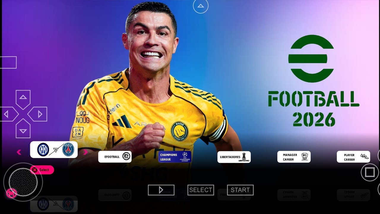 EFOOTBALL pes2026 PPSSPP MOD Full TRANSFERS New Kits é ps5 Graphics