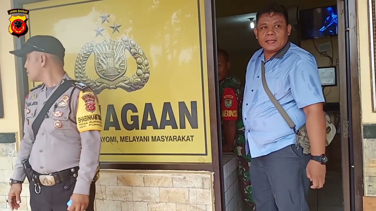 ULTAH ke 50 KAPOLSEk Purwadadi kena Prank Anggota Koramil  Purwadadi