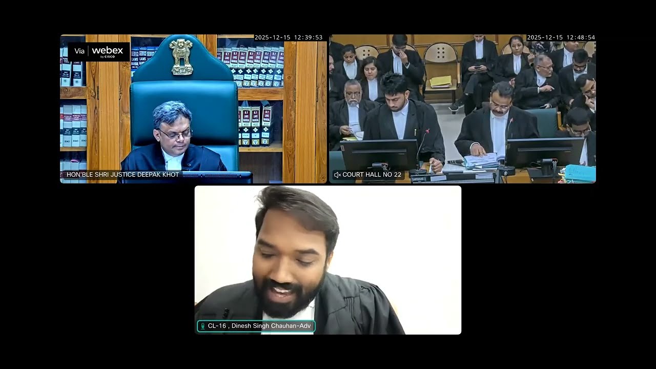 JLNU Jabalpur Case// Stenographer and Appointment// Adv Dinesh Singh Chauhan//MPHC