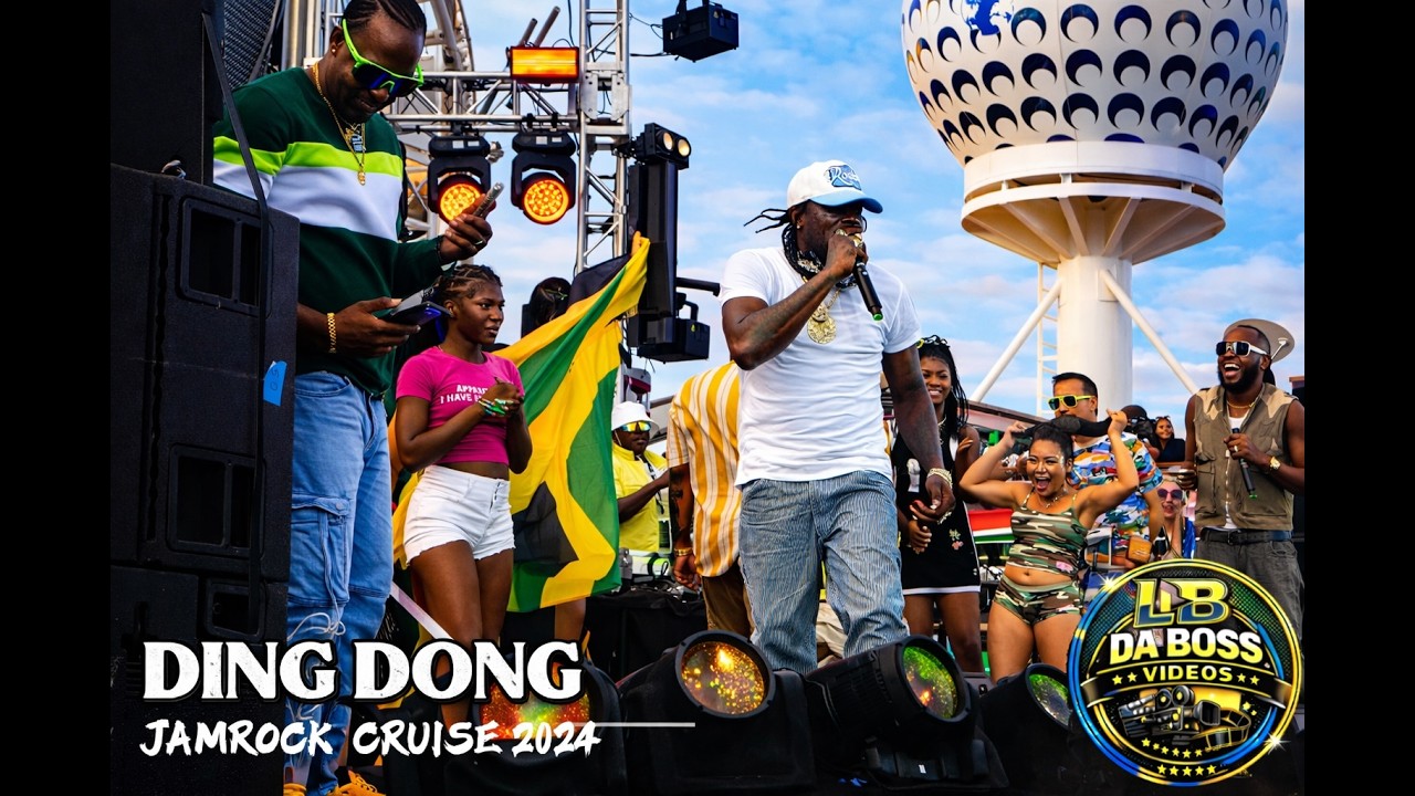 Ding Dong Live on Jamrock Reggae Cruise 2024 🔥 Pure Dancehall Energy #DingDong #jamrockcruise