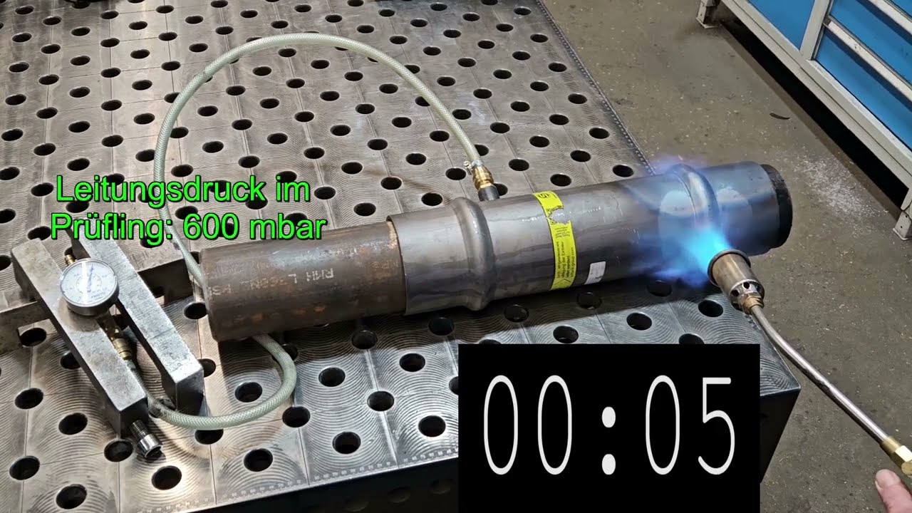 Rollring thermisch zerst&ouml;ren - Schuck &Uuml;berschieber SMU - Druckpr&uuml;fung