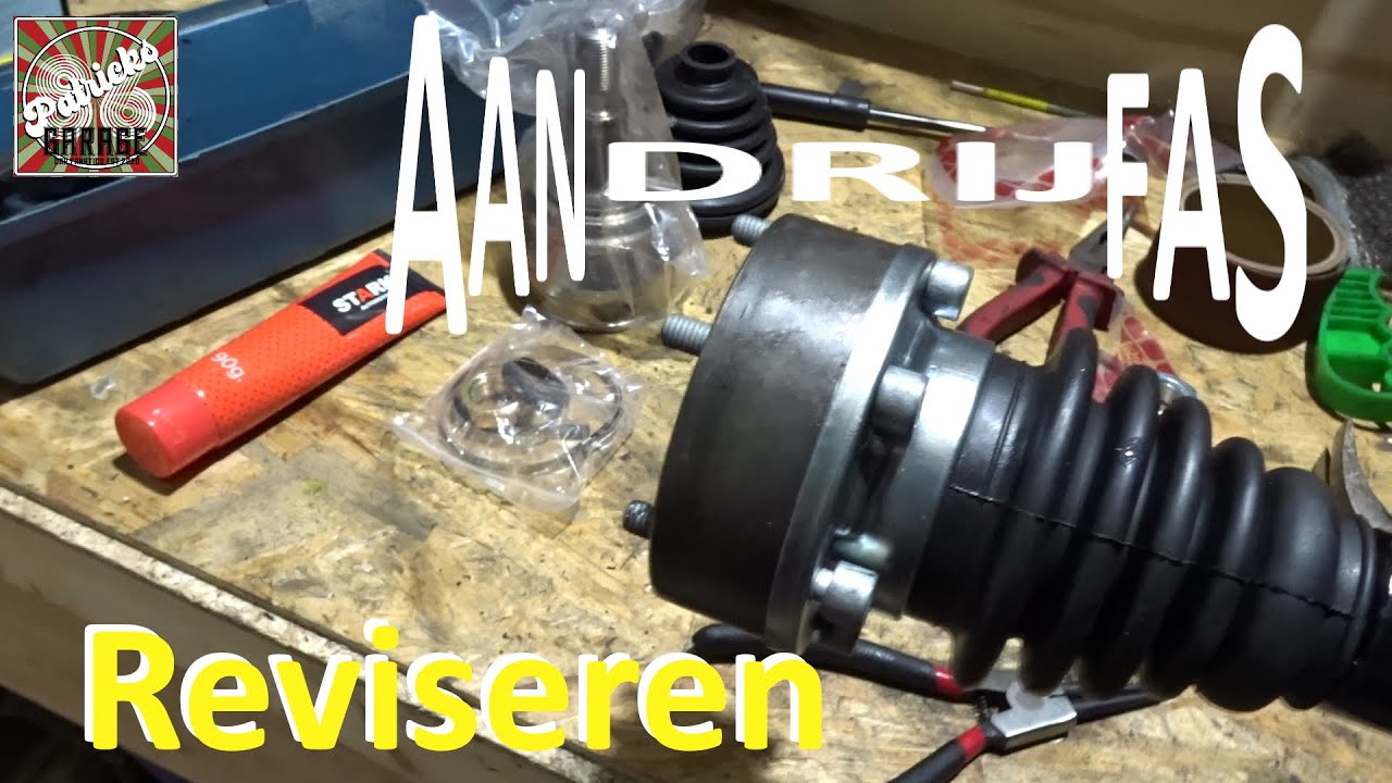 Project R MK2 20VT | Aandrijfassen reviseren | homokineten uit elkaar