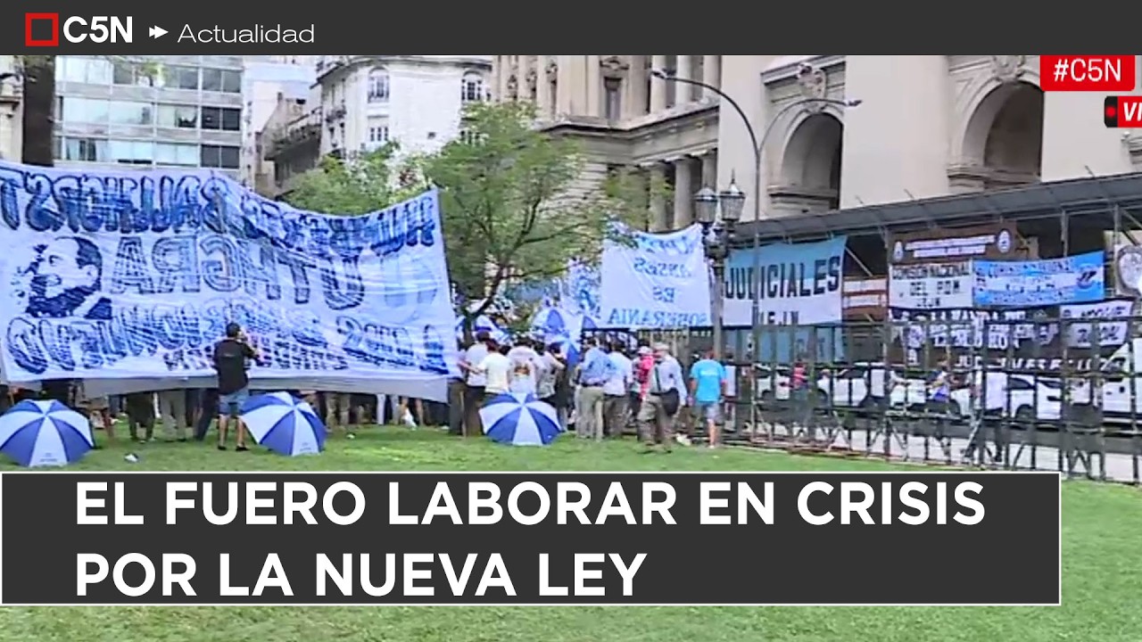 PARO de JUDICIALES CONTRA la REFORMA LABORAL