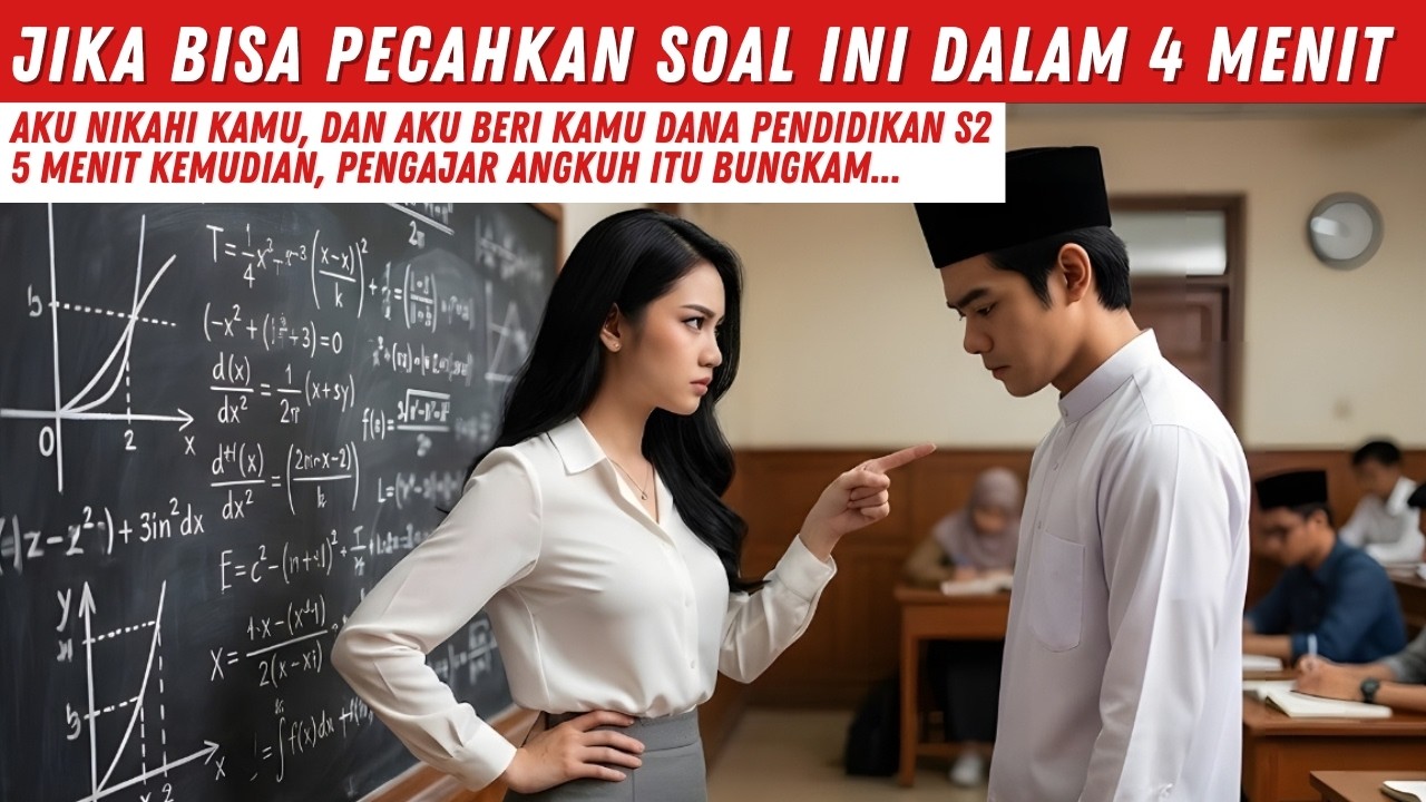 KALAU BISA JAWAB, AKAN AKU NIK4HI KAMU! 5 MENIT KEMUDIAN, PENGAJAR 4NGKUH ITU BUNGKAM...