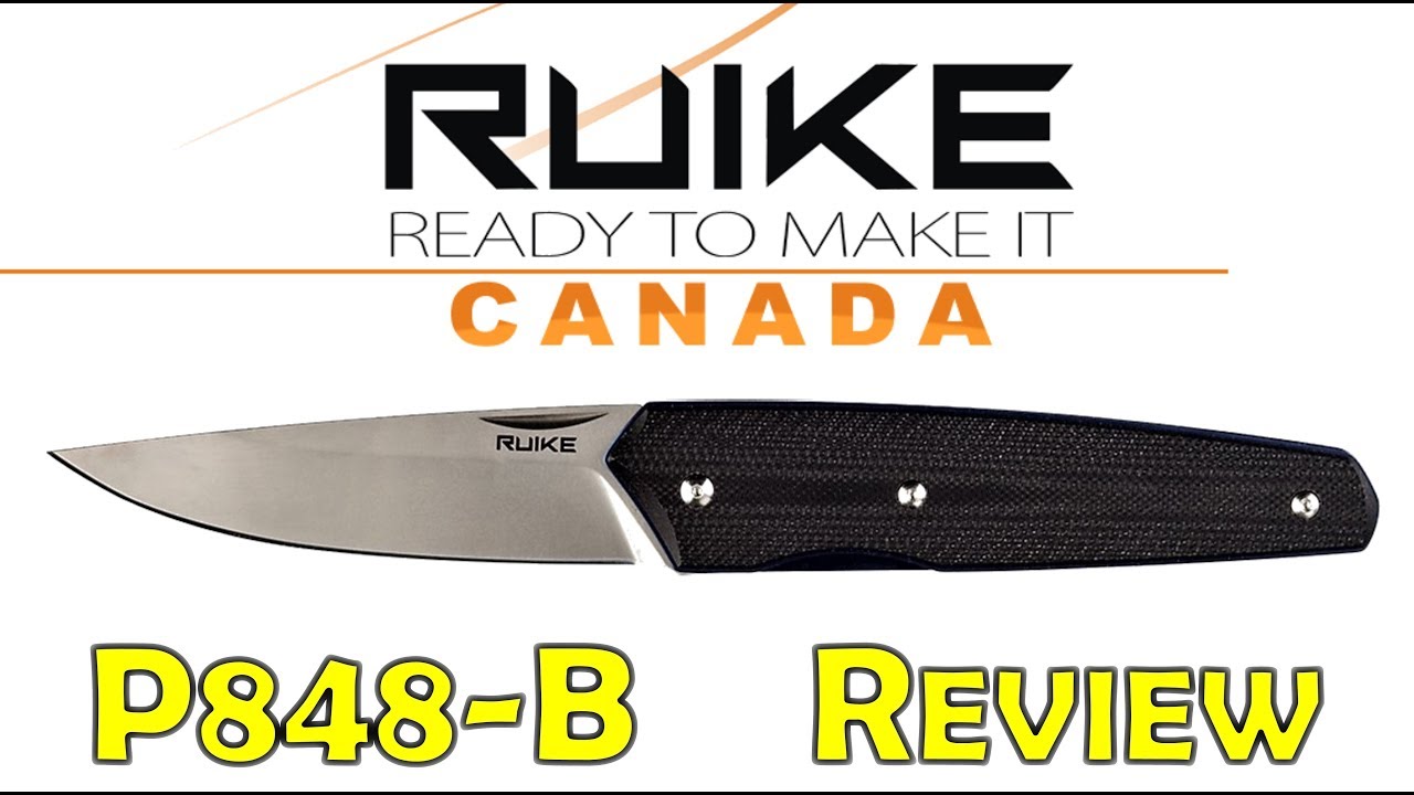 Review of the RUIKE Knives P848 B  A 2 hand opener with GREAT LOOKS