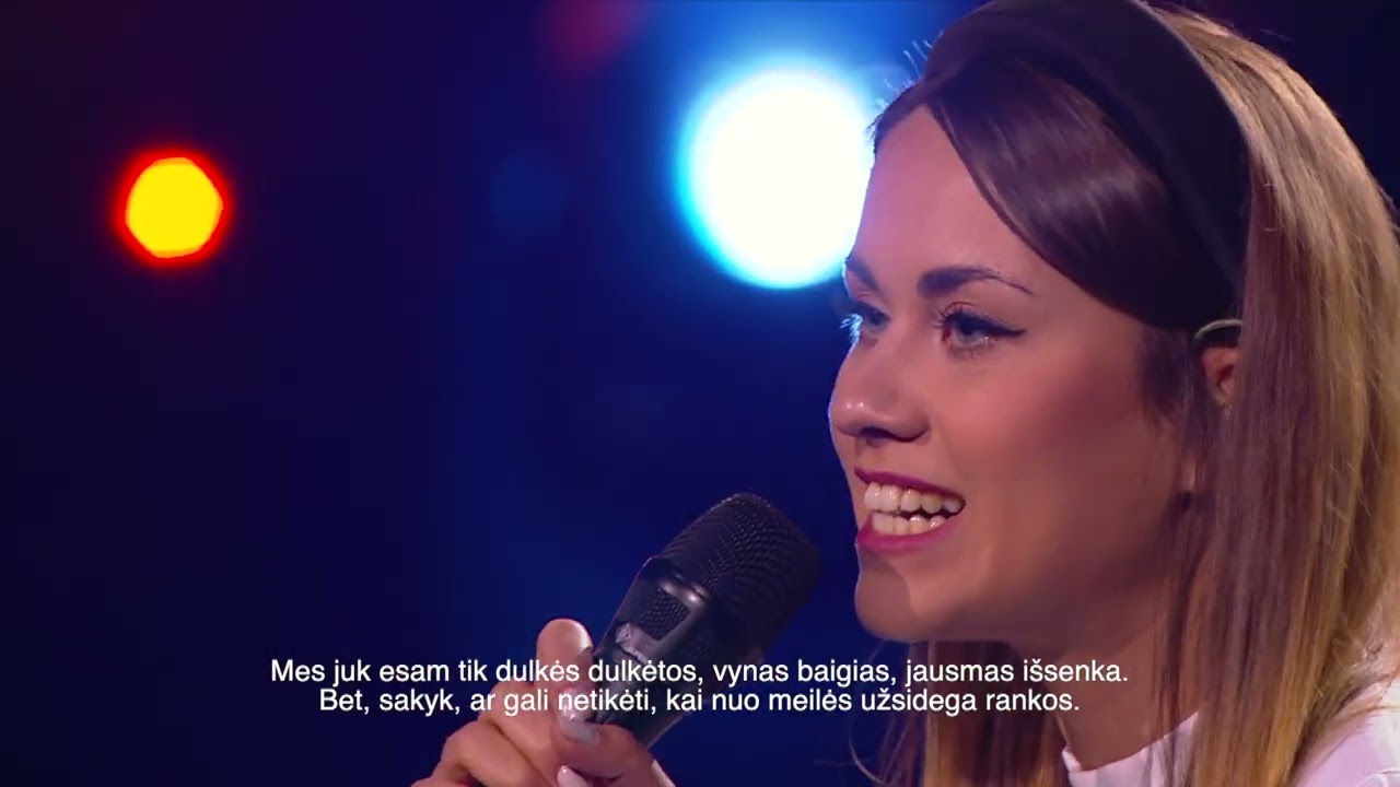 Justė Kraujelytė - Degančios rankos | Dainuoju Lietuvą