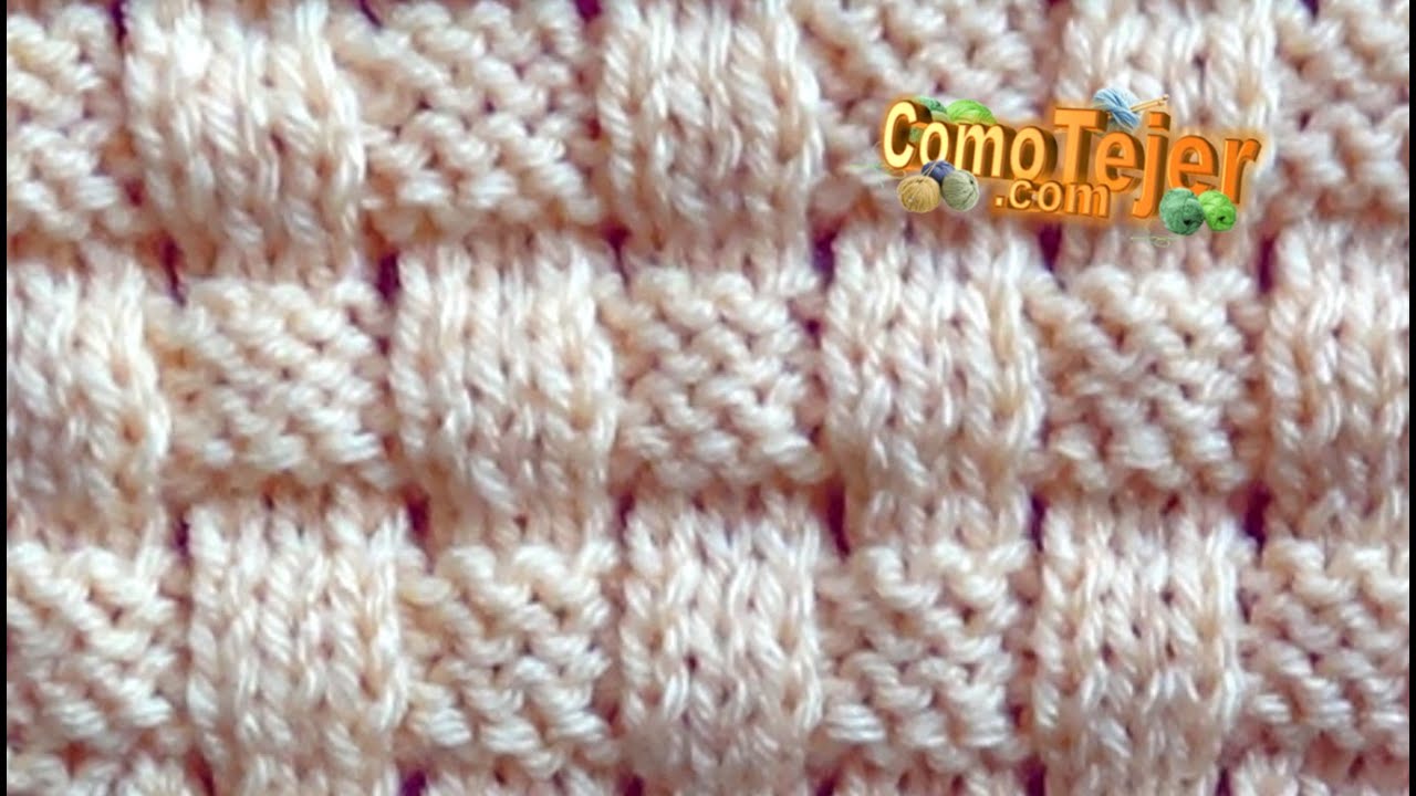 Cómo Tejer Nuevo Punto Entrelazado Calado 2 agujas, palitos, knitting (1663)