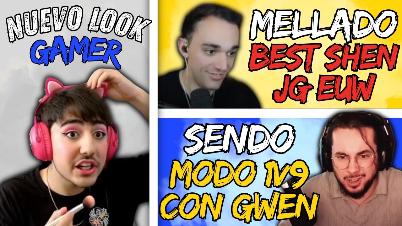 TH3ANTONIO NUEVO LOOK GAMER🤣 | Mejores clips de LOL Español