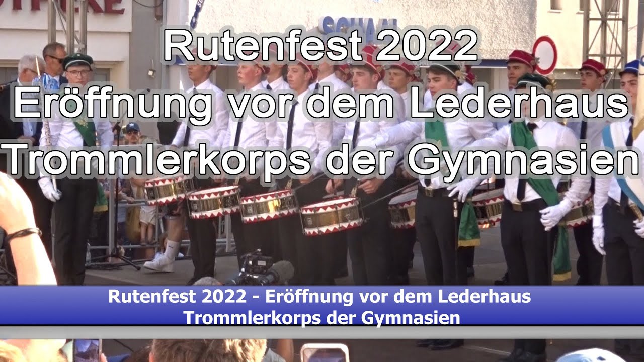 Rutenfest 2022 - Troko bei der Rutenfesteröffnung vor dem Lederhaus