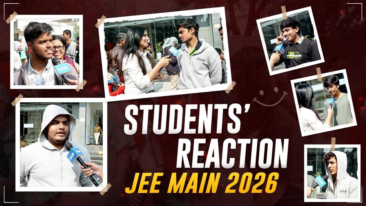 JEE Exam 2026 | Students' Reaction | 21st Jan Shift-1 | ALLEN JEE