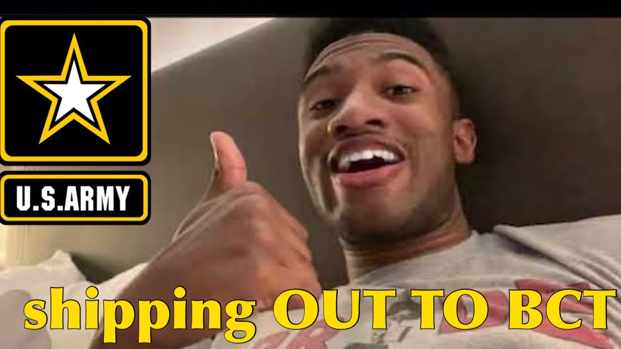 SHIPPING OUT FOR ARMY BASIC TRAINING | RECEPTION VLOG