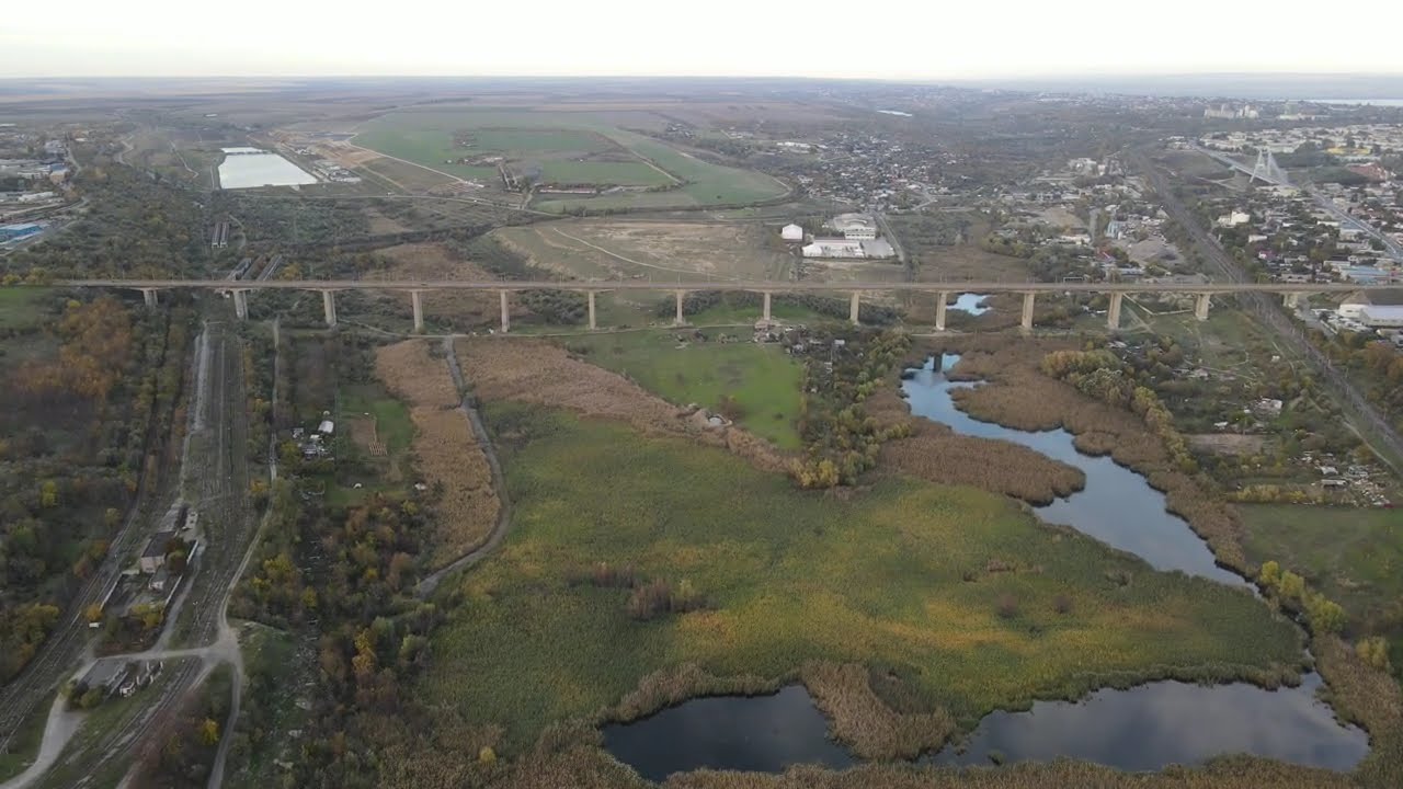Vestul municipiului #Galati, #Romania (Lacul Cătușa, Podul Filești, Tunelul #CFR)