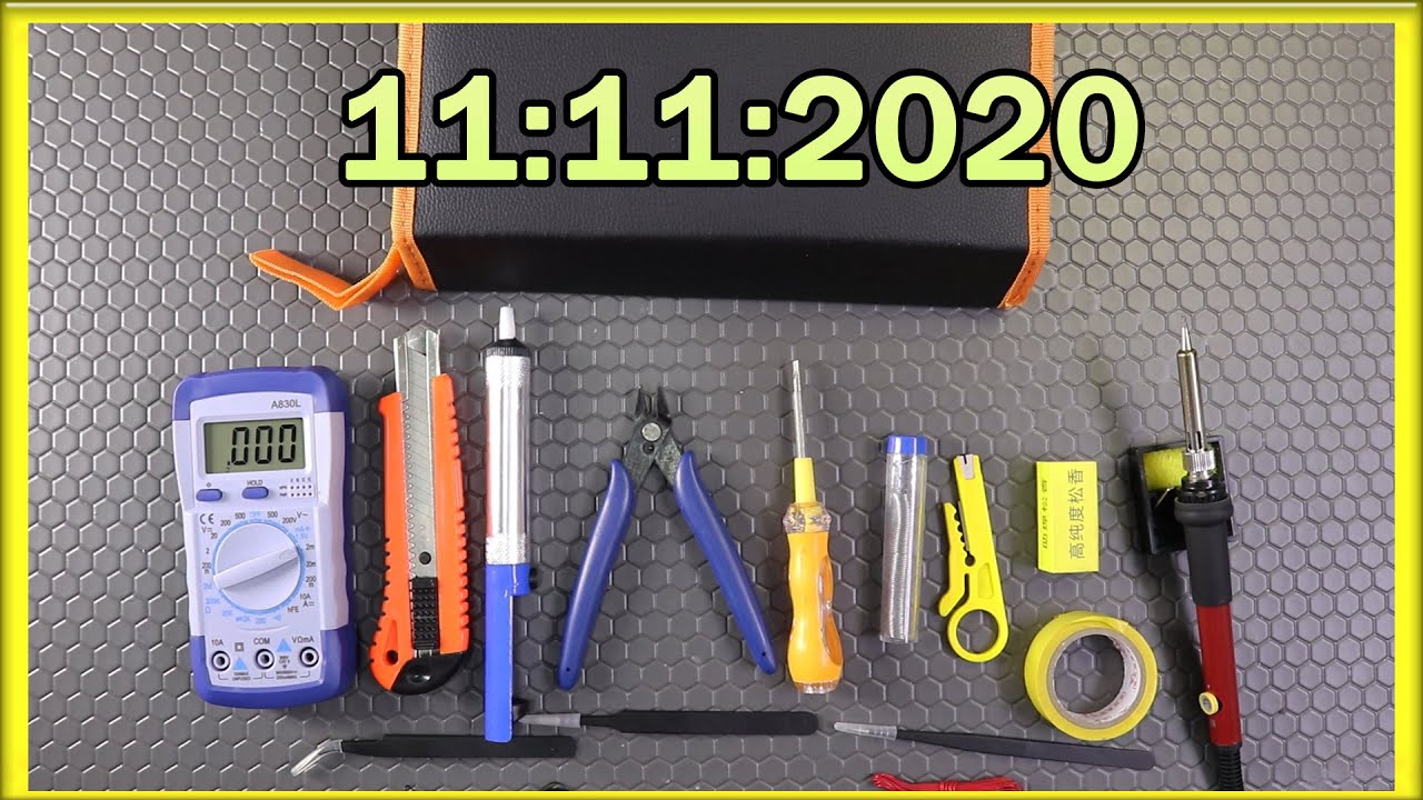 ÇİN'den Aldığım Elektronikçi Çantasında Neler Var? | 11:11:2020 Alış Veriş