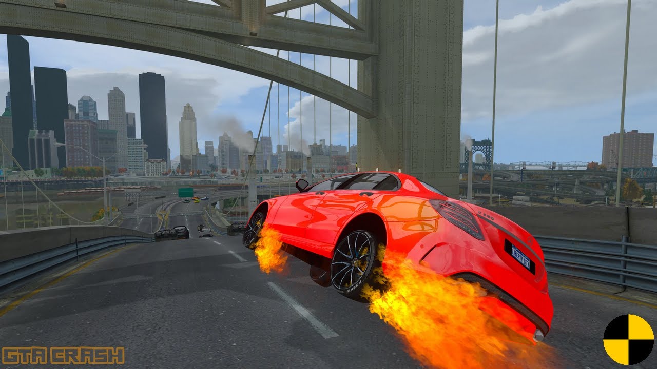 GTA 4 CRASH TESTING REAL CAR 503