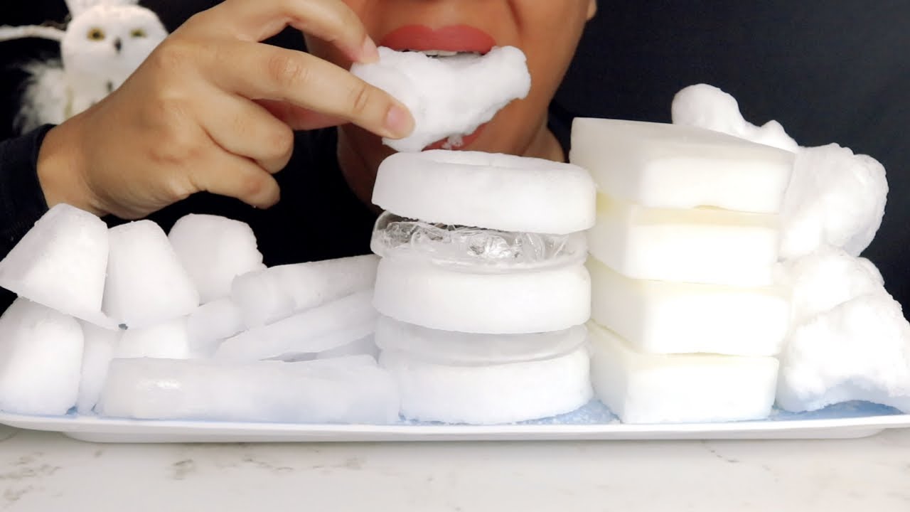 ASMR ICE BUFFET/ JUST BITES @14:34