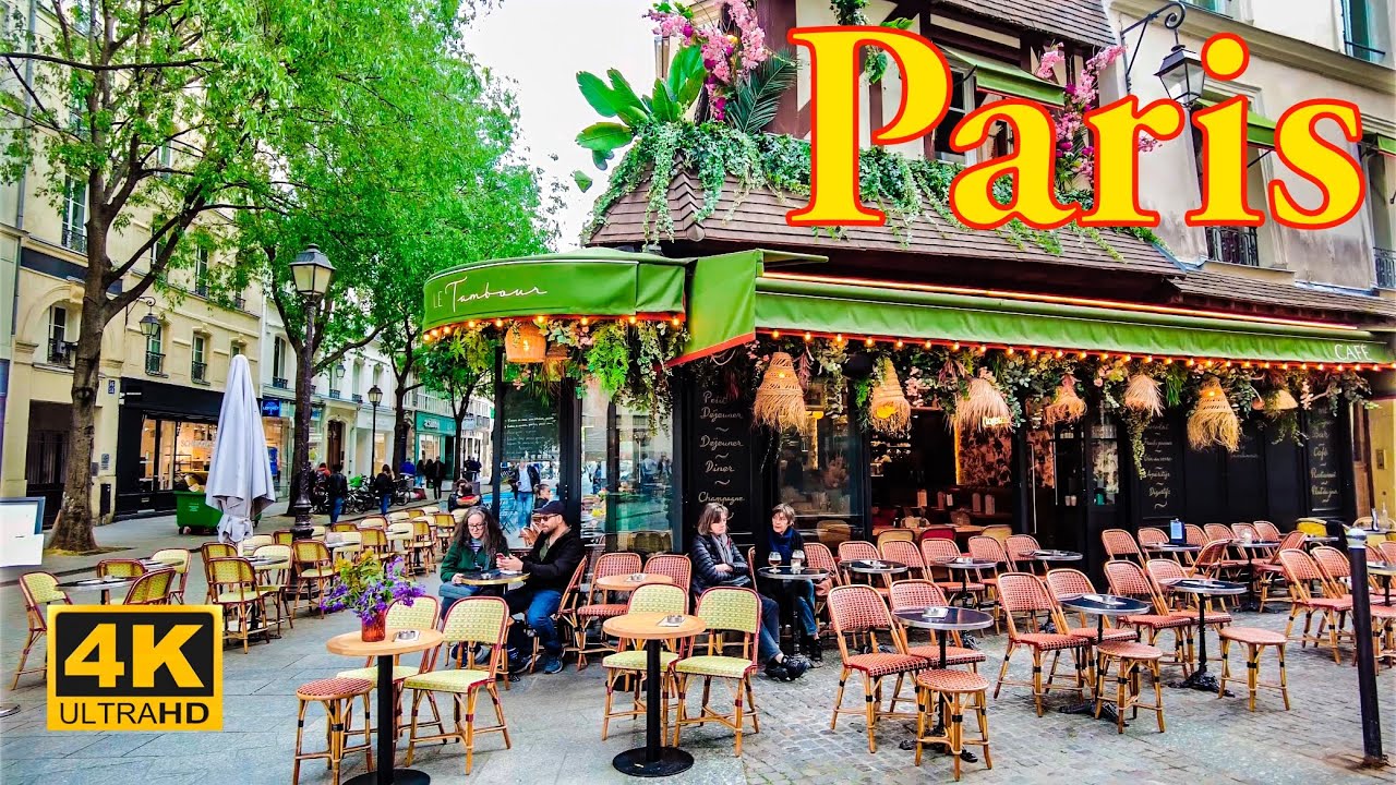Paris, France🇫🇷 -Paris City Walking Tour 4K HDR - May 2023 | Paris 4K | A Walk In Paris