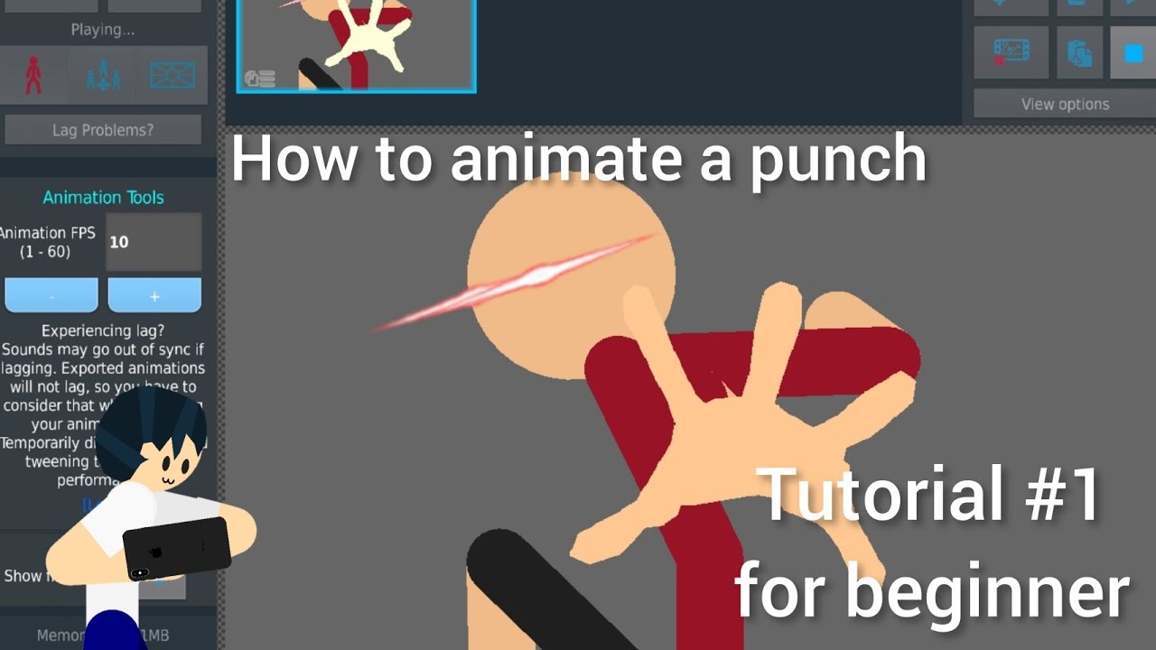 Stick Nodes Tutorial for beginner: How to animate a punch - #1 tutorial