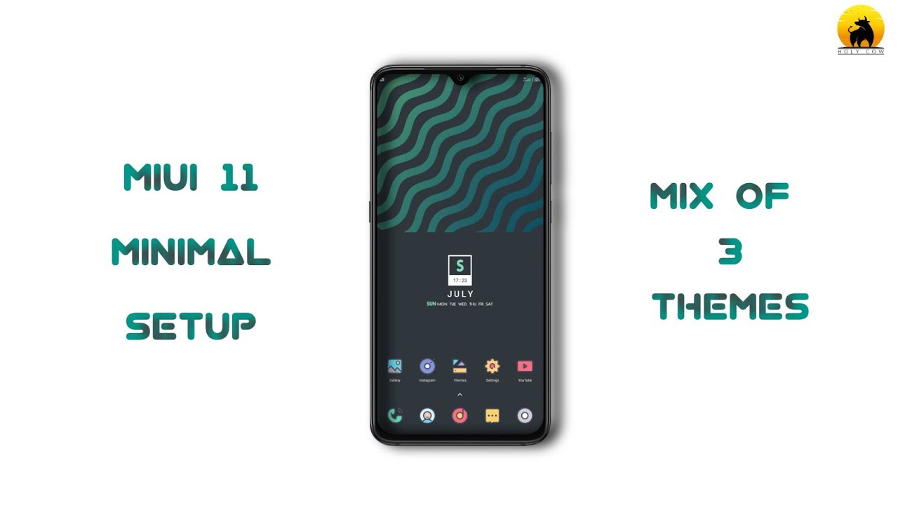 Miui 11 Minimal Setup | Mix of 3 Themes | Fresh & Clean Setup
