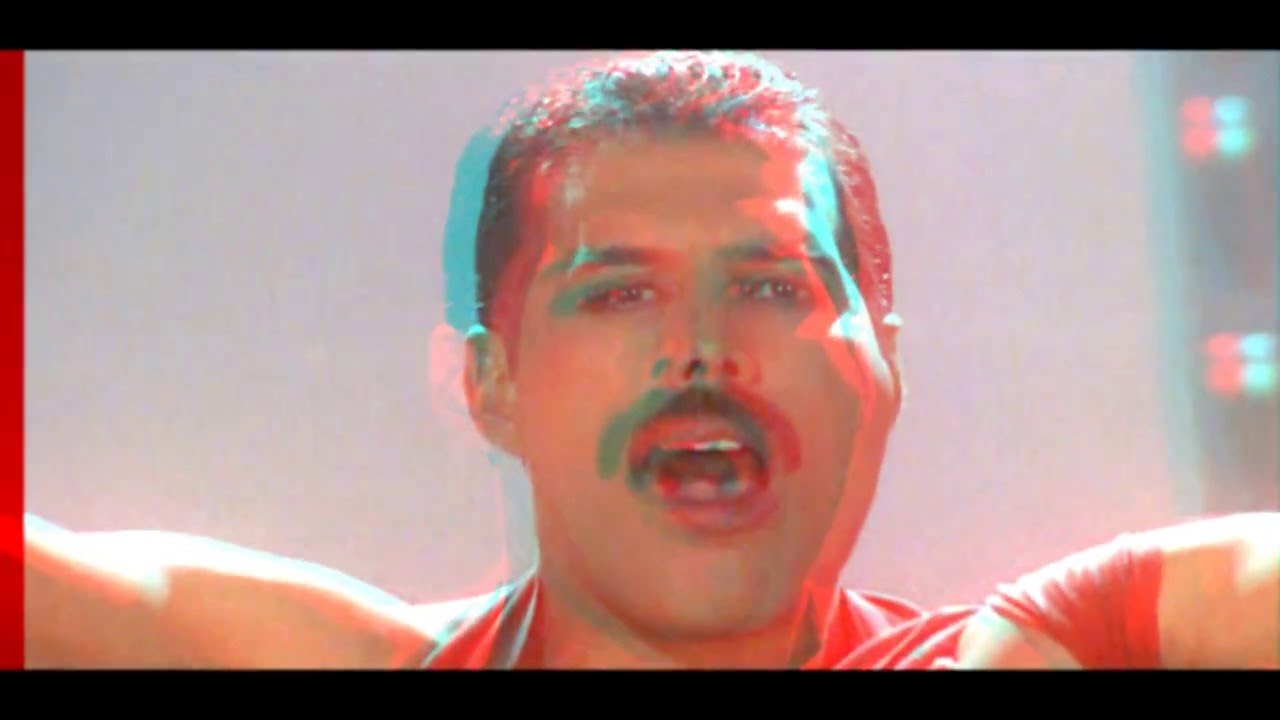Radio Gaga - Queen | Anaglyph 3D | Widescreen | 5.1 (Virtual)