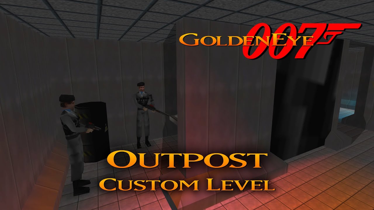 GoldenEye 007 N64 - NME Outpost - 00 Agent (Custom level)
