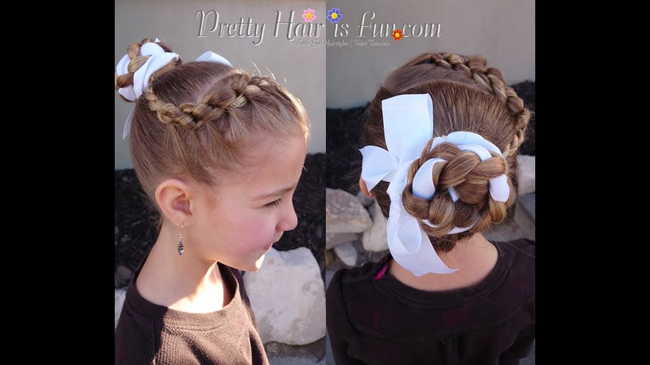 How To: Knotted Headband Braid & Ballet Bun | Pretty Hair is Fun