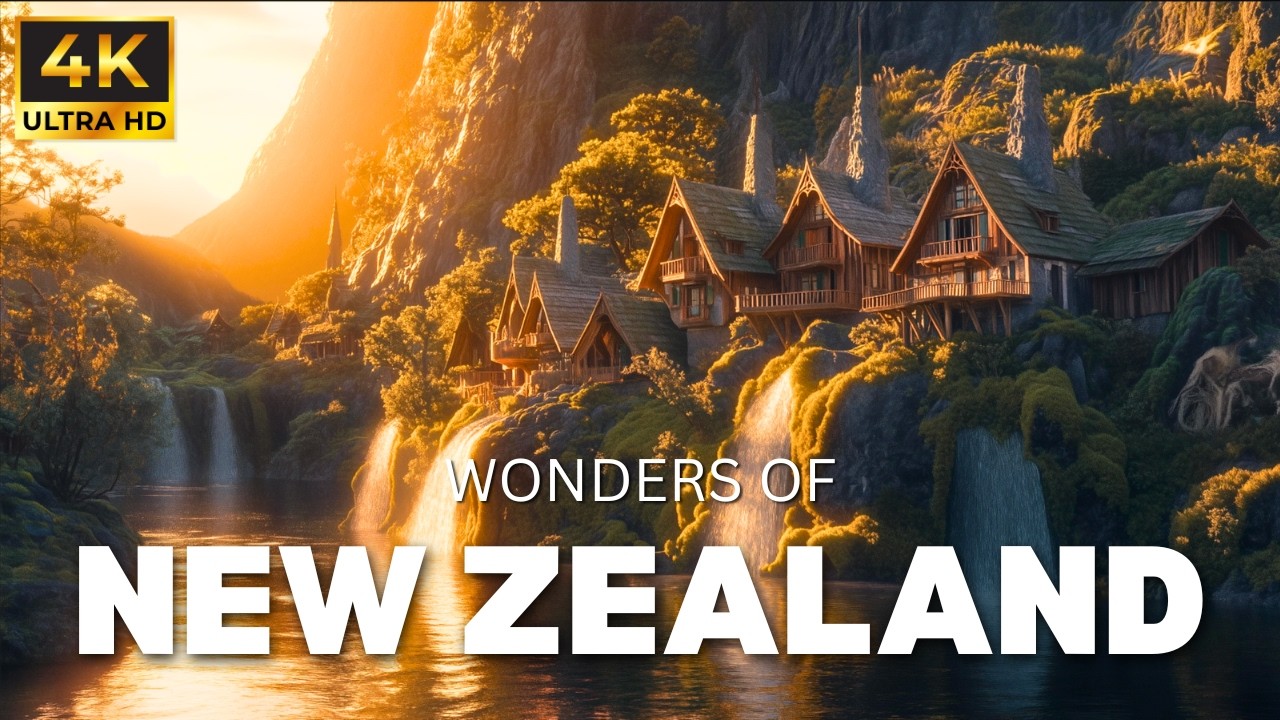Wonders of New Zealand | The Most Incredible Places in New Zealand / Middle Earth | Travel Video 4K