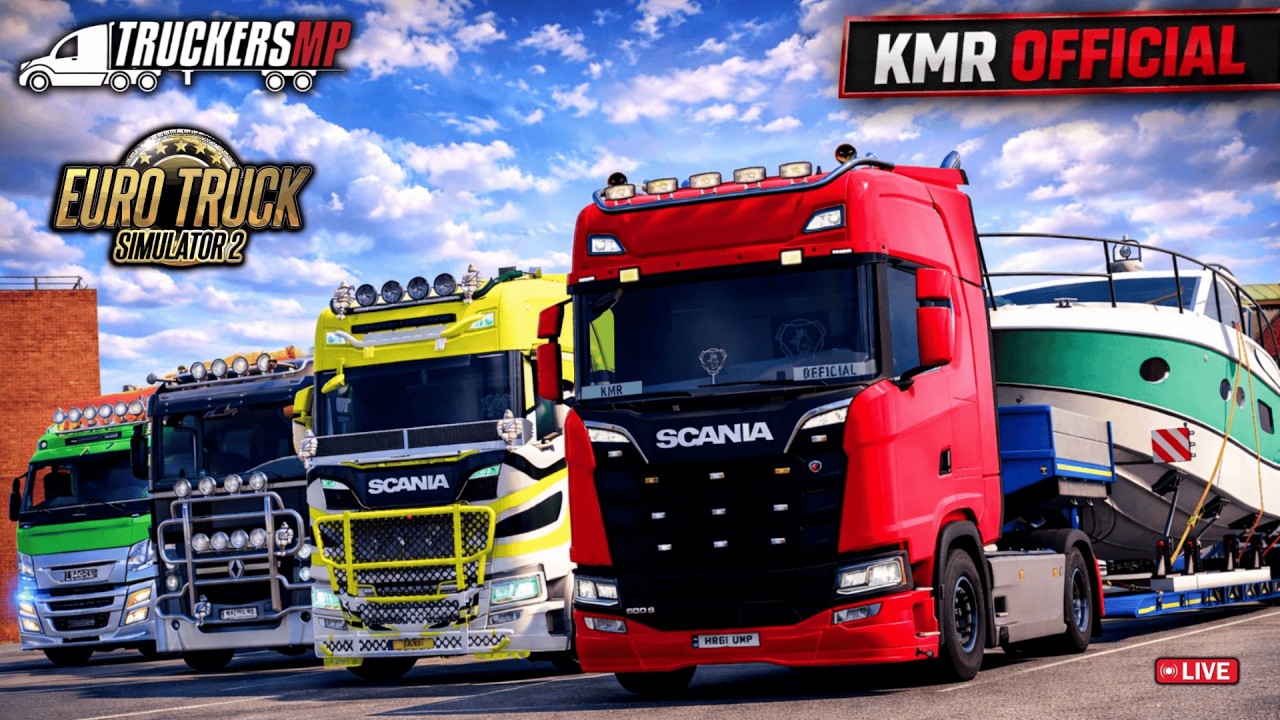TruckersMP Live | Euro Truck Simulator 2 | Update 1.58 | ETS2 Multi-player LIVE!